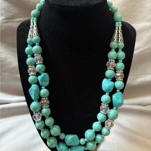 Turquoise Beaded Necklace